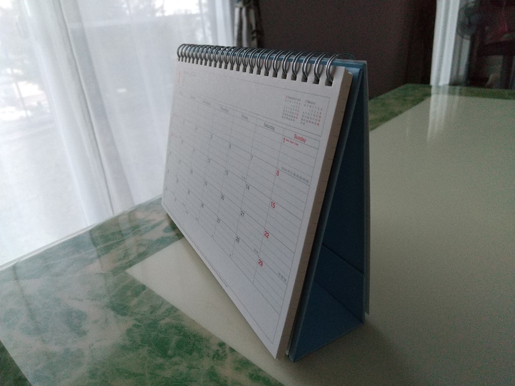 マークスMARK'Sのスケジュール帳兼卓上カレンダー