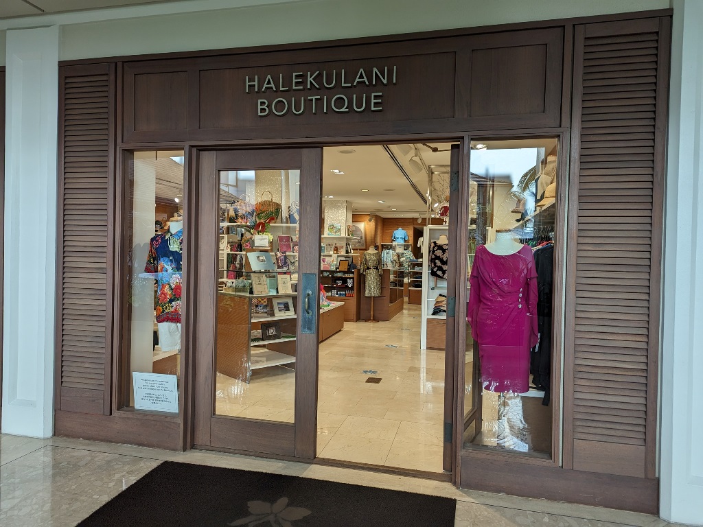 Halekulani Boutique　ハレクラニブティック　ハワイ