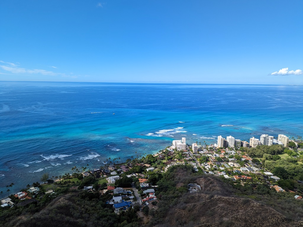 ダイヤモンドヘッド登山　ハワイ旅行　Diamond Head Hawaii