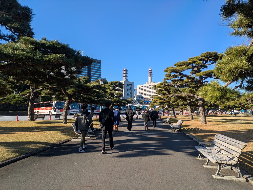 一般参賀　皇居宮殿