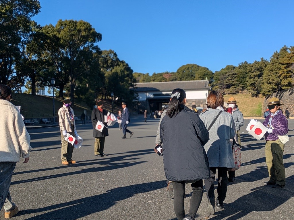 一般参賀　皇居宮殿