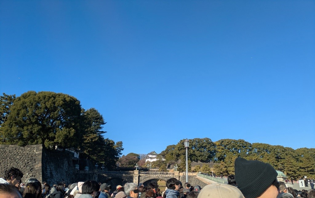 一般参賀　皇居宮殿
