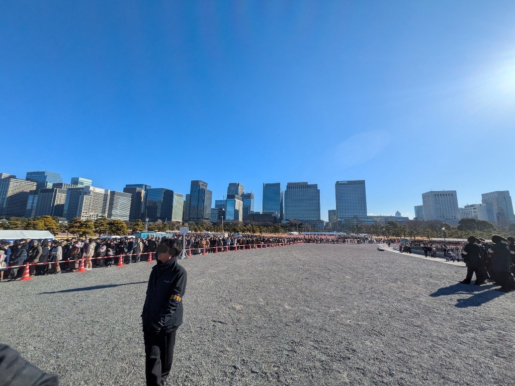 一般参賀　皇居宮殿