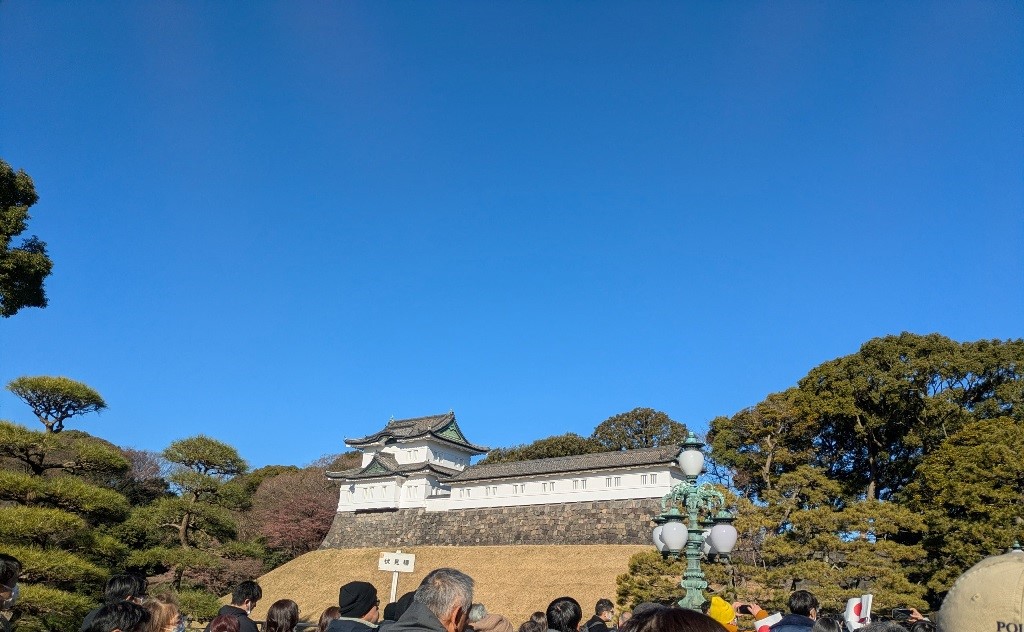一般参賀　皇居宮殿