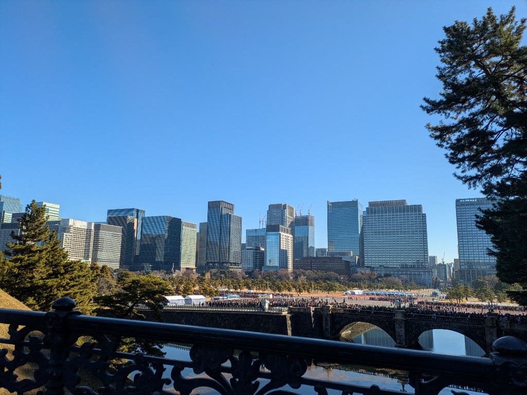 一般参賀　皇居宮殿