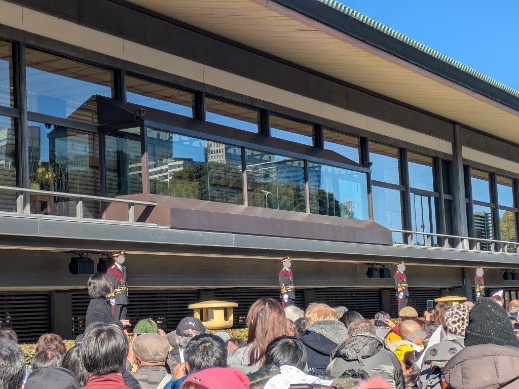 一般参賀　皇居宮殿