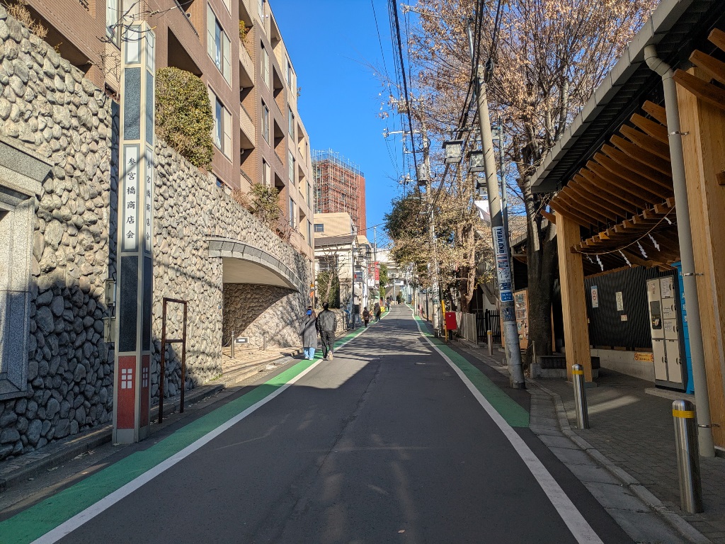 明治神宮　初詣　混雑なし　西神門